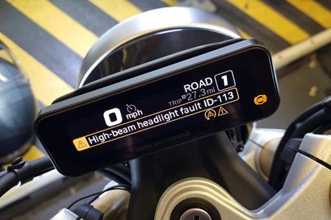 Long-term BMW R12 nineT test update three | Saffron suffers an attack of the gremlins...