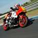 2024 Yamaha XSR900 GP on track close up ride by