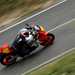 2024 Yamaha XSR900 GP riding by on right hand bend