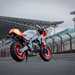 2024 Yamaha XSR900 GP rear shot in front of grandstand