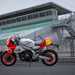 2024 Yamaha XSR900 GP static shot in front of grandstand
