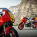 2024 Yamaha XSR900 GP static shot of two bikes