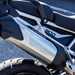 2024 Triumph Tiger 900 Rally Pro - detailed shot of exhaust