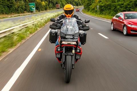 Regardless of road or traffic conditions I arrive with a smile on the Harley-Davidson Pan America