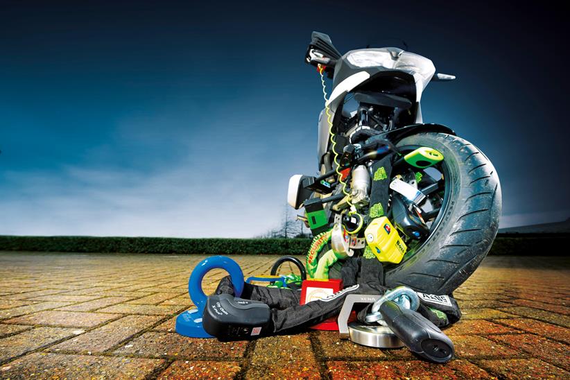 This is probably a little bit overkill on the disc lock front, but when you're learning to ride, how are you meant to know? MCN can help...