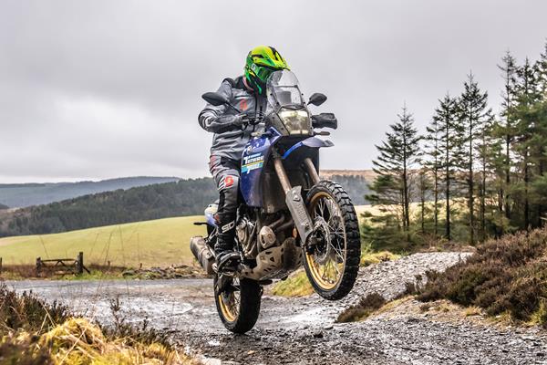 Yamaha Ténéré 700 Extreme wheelie over crest